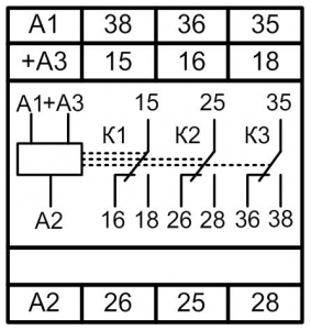 Схема подключения РВ3-22