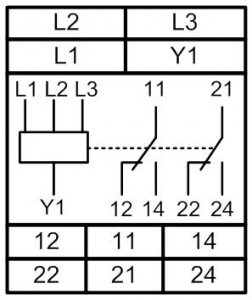 Схема подключения РКФ-М08