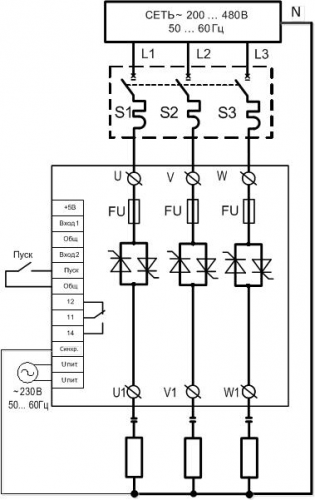 Схема подключения ТРМ-3Мn