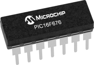 Микросхема  PIC16F676 — I/P