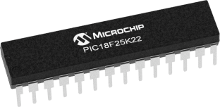 Микросхема  PIC18F25K22 — I/P