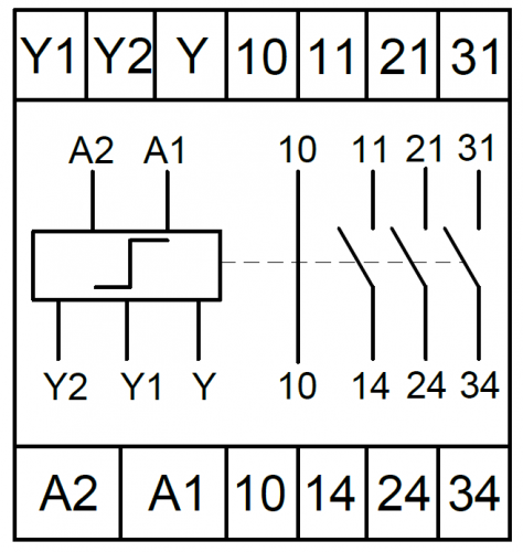 Схема подключения РИО-3-63
