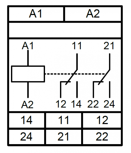 Схема подключения РКН-1-2-15