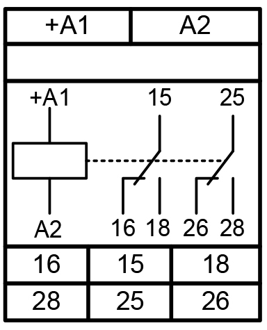 Схема подключения РВО-15 АС230В