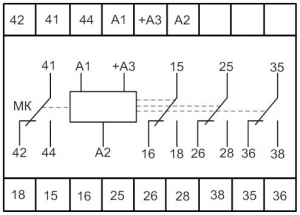 Схема подключения РВ3-П2-14